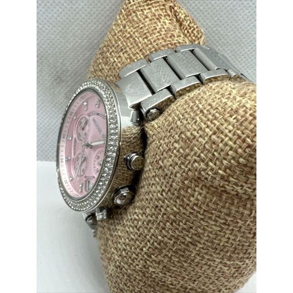 Michael Kors MK6105 Women Silver Stainless Steel Analog Dial Quartz Watch JNA636 - Picture 2 of 11